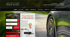 Desktop Screenshot of neilfinlaycars.com